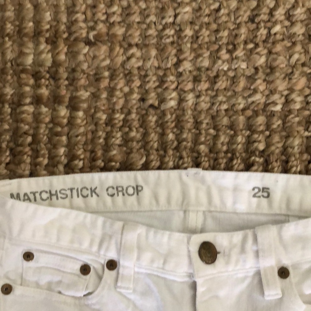 J crew matchstick white jeans - Picture 2 of 2